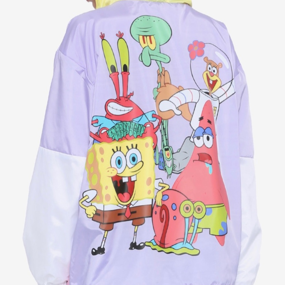 Nickelodeon Spongebob Squarepants windbreaker 💛